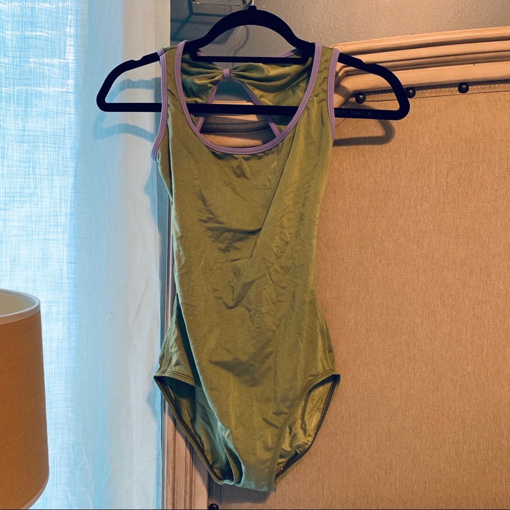 Green Natalie Leotard